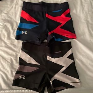 Set of Two Under Armour spandex shorts